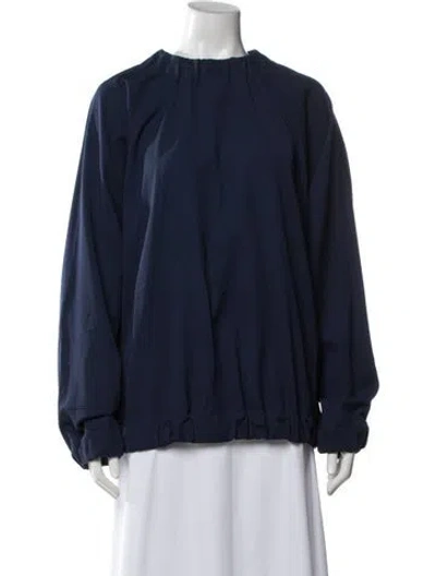 Pre-owned Sofie D'hoore Wool Crew Neck Top In Blue