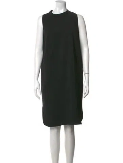 Pre-owned Sofie D'hoore Wool Knee-length Dress In Black