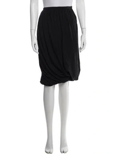 Pre-owned Sofie D'hoore Wool Midi Length Skirt In Black