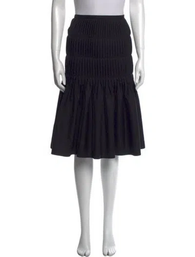 Pre-owned Sofie D'hoore Wool Midi Length Skirt In Blue