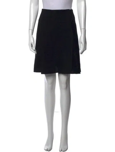 Pre-owned Sofie D'hoore Wool Mini Skirt In Black