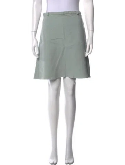 Pre-owned Sofie D'hoore Wool Mini Skirt In Green
