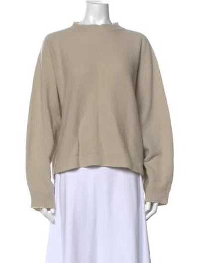 Pre-owned Sofie D'hoore Wool Mock Neck Sweater In Neutral