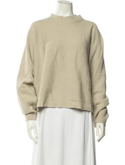 Pre-owned Sofie D'hoore Wool Mock Neck Sweater In Neutrals