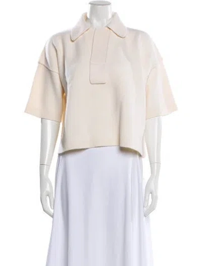 Pre-owned Sofie D'hoore Wool Mock Neck Sweater W/ Tags In Neutral