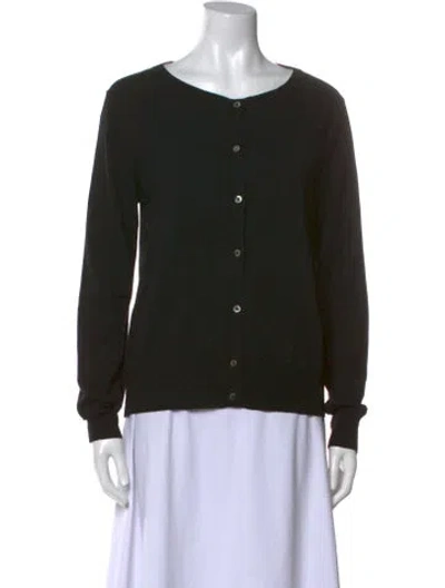 Pre-owned Sofie D'hoore Wool Scoop Neck Sweater In Black