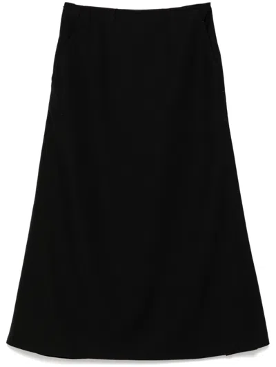 Sofie D'hoore Wool Skirt In 黑色