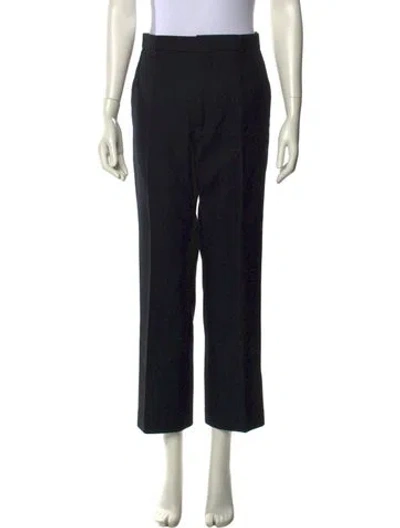 Pre-owned Sofie D'hoore Wool Straight Leg Pants In Black