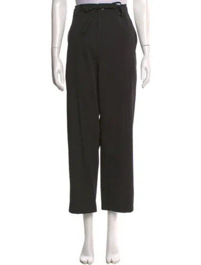 Pre-owned Sofie D'hoore Wool Straight Leg Pants In Black