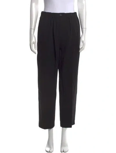 Pre-owned Sofie D'hoore Wool Straight Leg Pants In Black