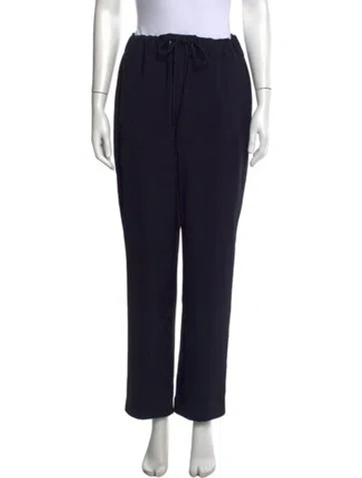 Pre-owned Sofie D'hoore Wool Straight Leg Pants In Blue