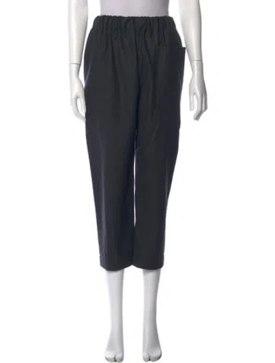 Pre-owned Sofie D'hoore Wool Straight Leg Pants In Gray