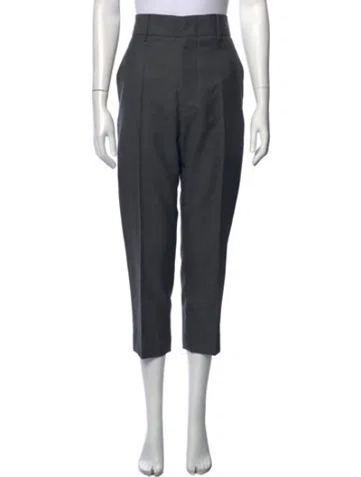 Pre-owned Sofie D'hoore Wool Straight Leg Pants In Gray