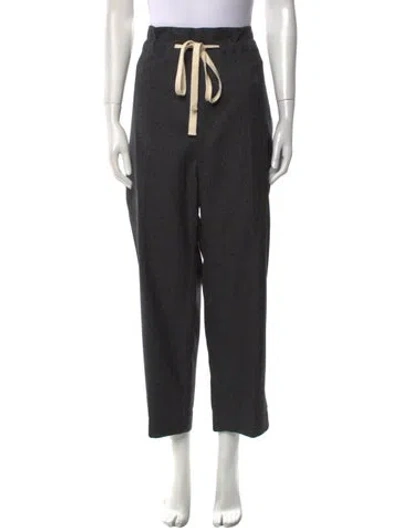 Pre-owned Sofie D'hoore Wool Straight Leg Pants W/ Tags In Gray