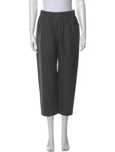 Pre-owned Sofie D'hoore Wool Straight Leg Pants W/ Tags In Gray