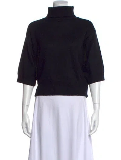 Pre-owned Sofie D'hoore Wool Turtleneck Sweater In Black