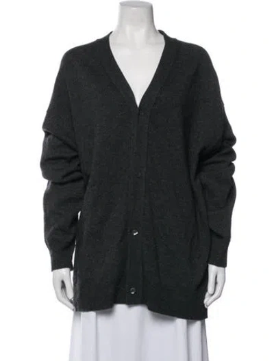 Pre-owned Sofie D'hoore Wool V-neck Sweater In Blue