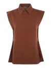 Sofie D'hoore May Knitted Top In Brown
