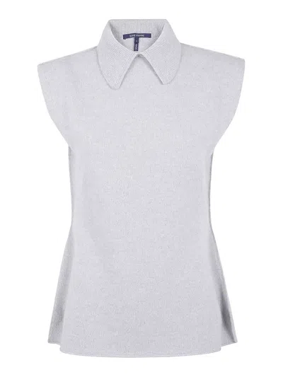 Sofie D'hoore Wool Waistcoat In Gray