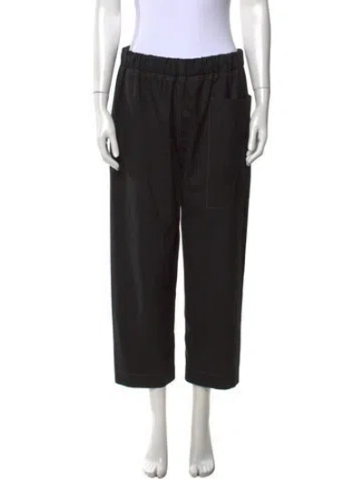 Pre-owned Sofie D'hoore Wool Wide Leg Pants In Black