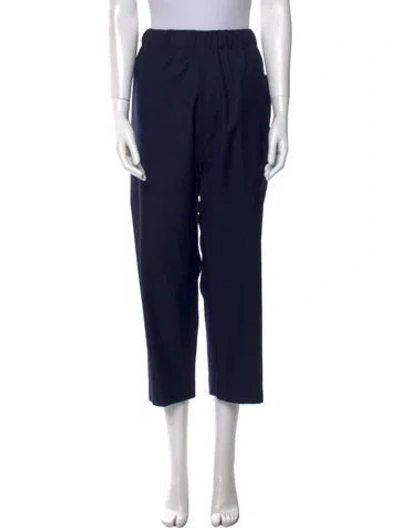 Pre-owned Sofie D'hoore Wool Wide Leg Pants In Blue