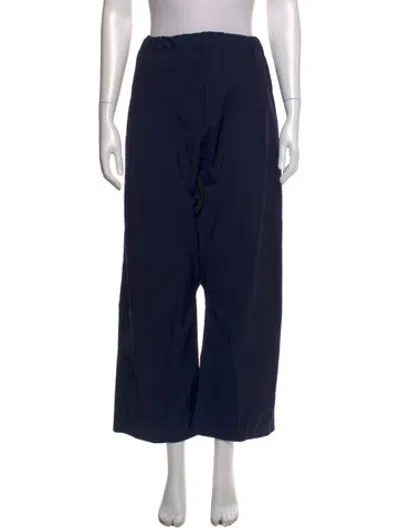 Pre-owned Sofie D'hoore Wool Wide Leg Pants In Blue