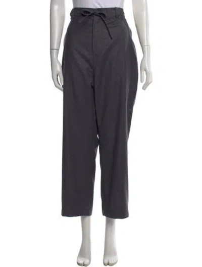 Pre-owned Sofie D'hoore Wool Wide Leg Pants In Gray