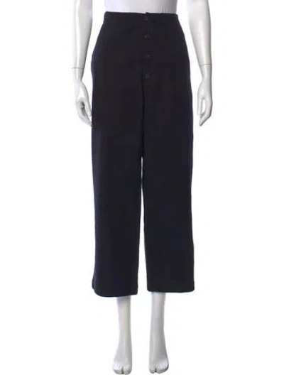 Pre-owned Sofie D'hoore Wool Wide Leg Pants In Gray