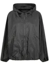 Sofie D'hoore Zip Up Jacket With Hoodie In Iron