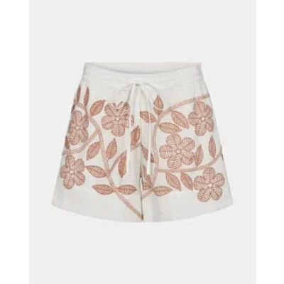 Sofie Schnoor Embroidered Shorts In White