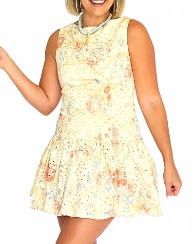 Sofie The Label Ashley Mini Dress In Cream In Multi