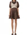 Sofie The Label Bella Mini Dress In Olive In Green