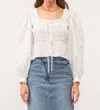 Sofie The Label Casella Blouse In Off White In White