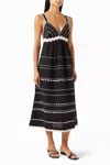 Sofie The Label Everly Dress In Black/white In Multi