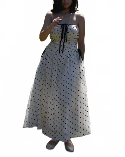 Sofie The Label Giselle Maxi Dress In White In Neutral