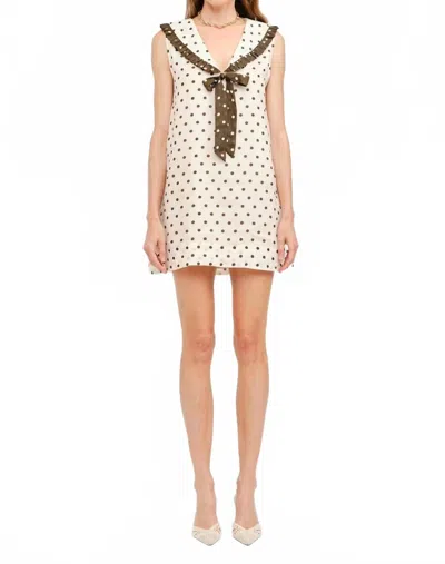 Sofie The Label Gracie Dress In Cream In Multi