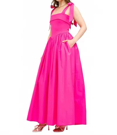 Sofie The Label Karina Dress In Fuchsia In Pink
