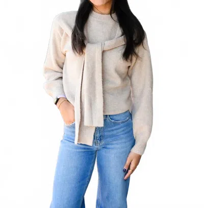 Sofie The Label Knot Your Average Sweater In Natural In Neutral
