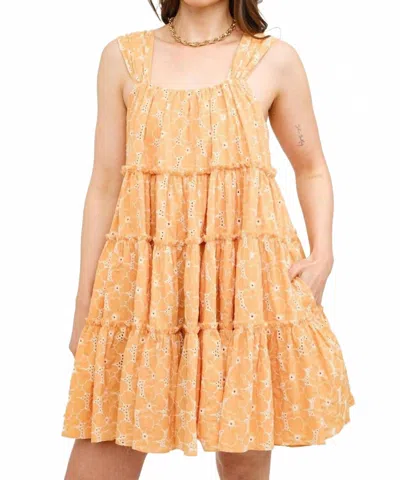 Sofie The Label Lilly Floral Dress In Orange