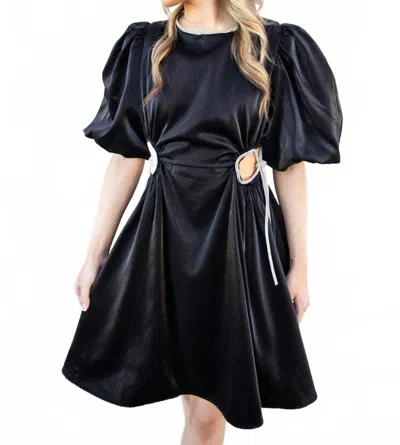 Sofie The Label Lola Cut Out Mini Dress In Black