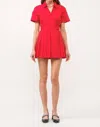 Sofie The Label Lola Romper In Red In Red