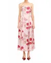 Sofie The Label Lovie Rose Strapless Dress In Pale Pink In Neutral