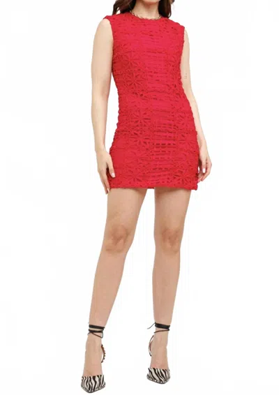 Sofie The Label Lucy Dress In Red In Multi