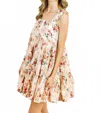 Sofie The Label Maddi Floral Mini Dress In Multi In Multi