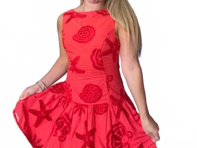 Sofie The Label Madelyn Mini Dress In Red In Pink