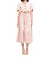 Sofie The Label Embroidered Skirt In Pink In Pink