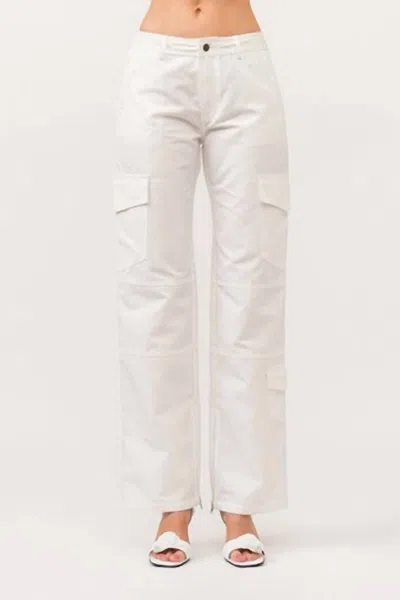 Sofie The Label Mindy Utility Cargo Pants In Off White