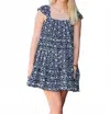 Sofie The Label Minos Eyelet Mini Dress In Navy