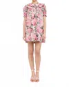 Sofie The Label Oliver Mini Dress In Floral In Purple