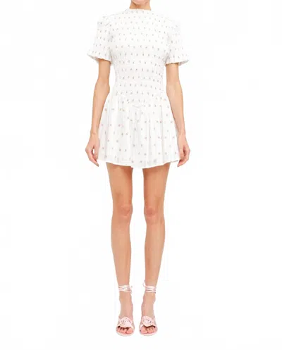 Sofie The Label Ophelia Mini Dress In Off White